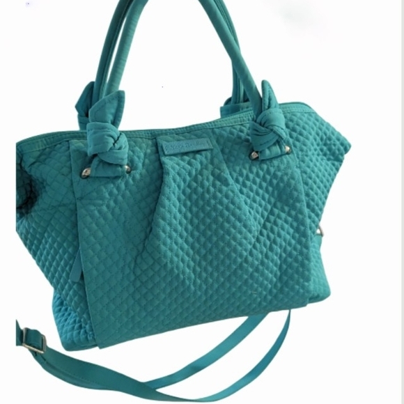 Vera Bradley Handbags - NEW VERA BRADLEY On the Go Microfiber Satchel Shoulder Bag